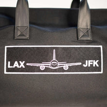 Load image into Gallery viewer, LAX - JKF Black Duffle Bag
